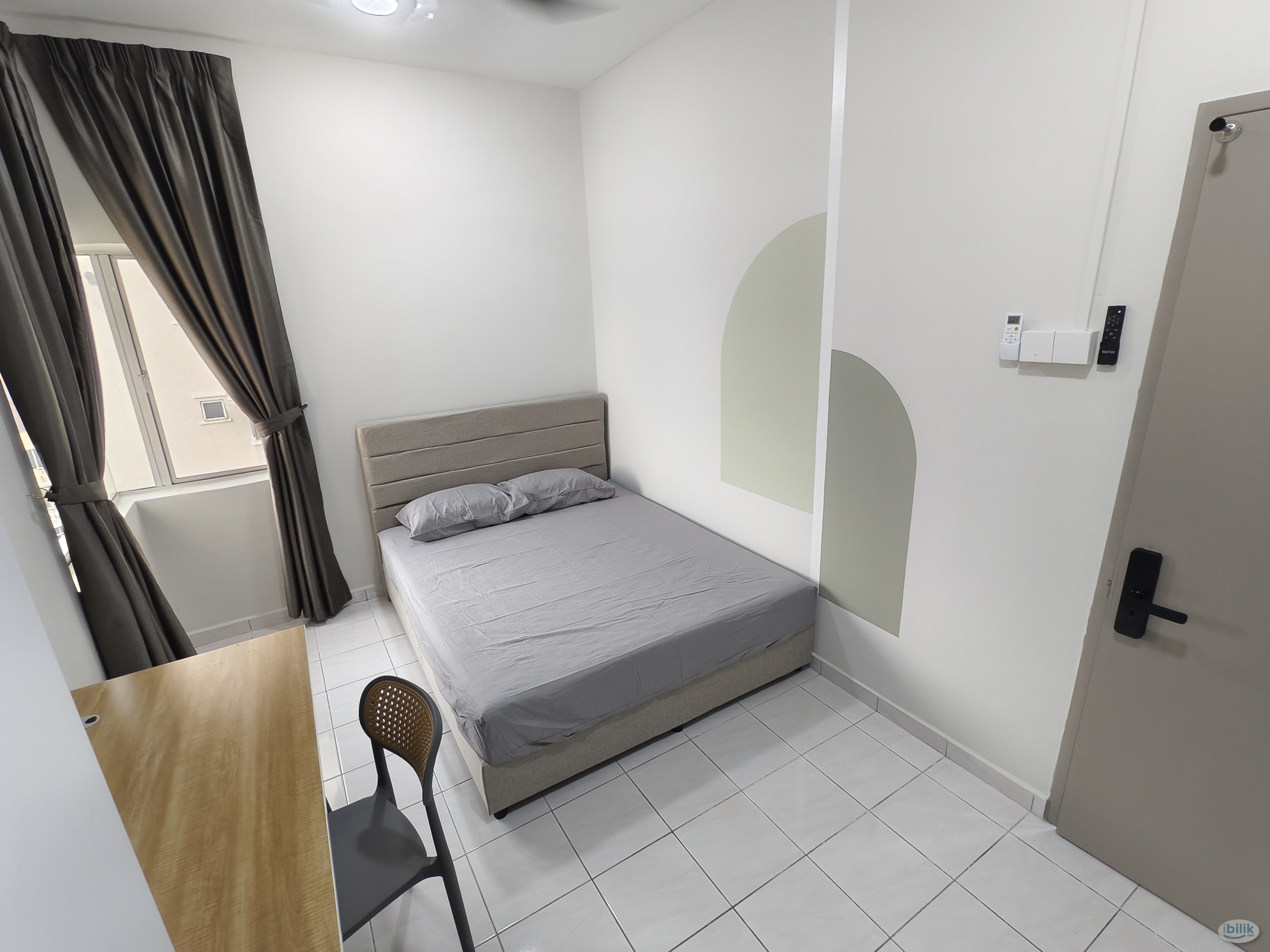 🏠Queen Room at Wangsa Metroview Wangsa Maju🏠-Free WiFi 🌐🚄Walking to LRT🚄ID Desgin Room - Image 2