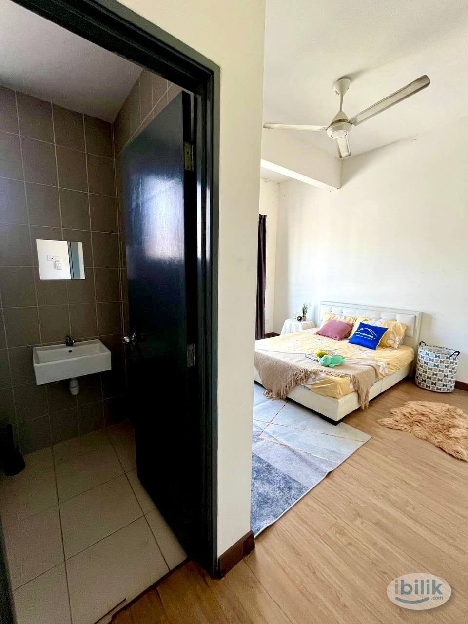 Master bedroom Sewa Murah Taman Murni, Bandar Ainsdale – Fully Furnished & Selesa! - Image 2