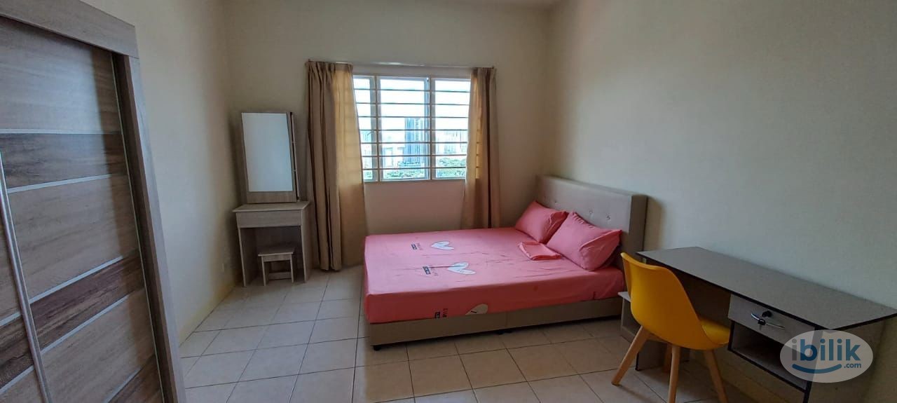 The Desa Putra Condominium Master Room with Shared Bathroom Muslim Lady Unit For Rent - Image 1