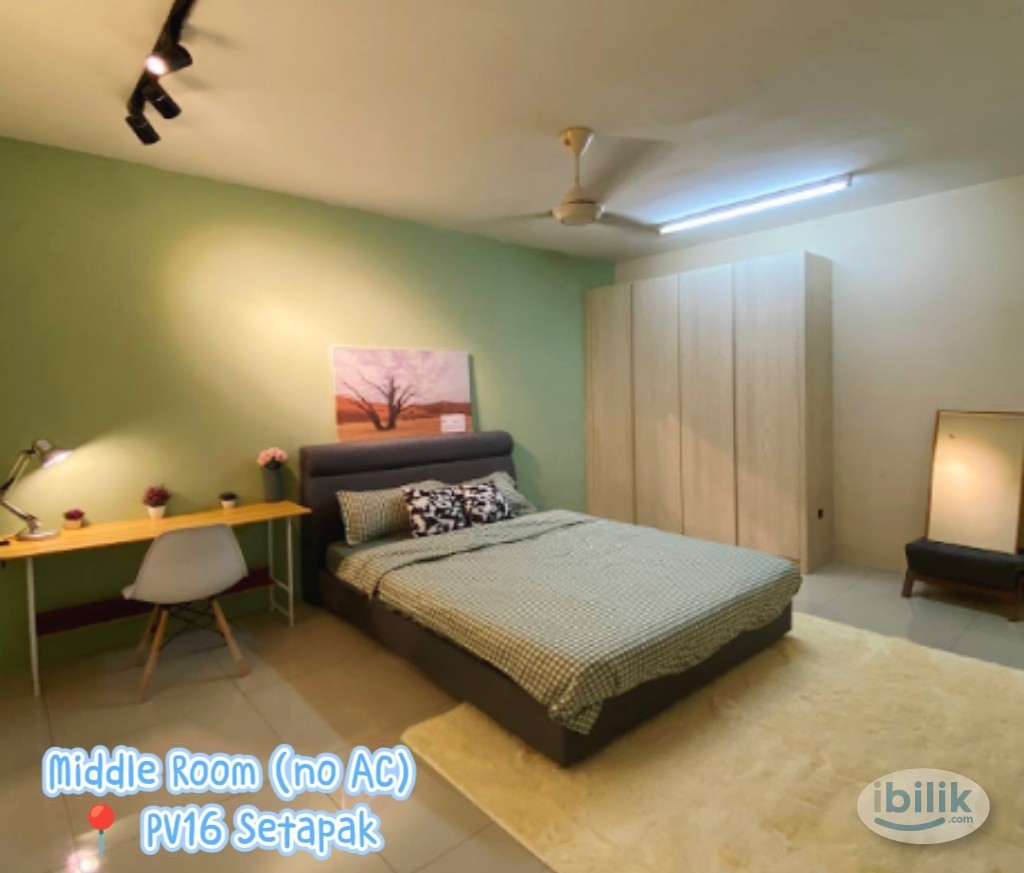 PV16 Setapak | Near TARUMT | Spacious Middle Room with Big Wardrobe | Move In Ready - Image 1