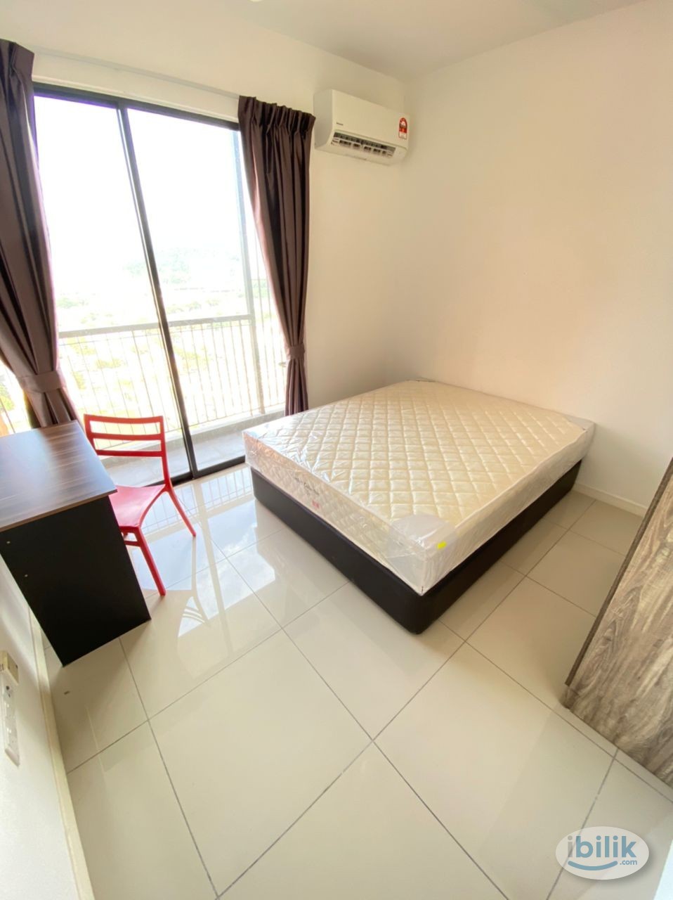 NEW FULLY FURNISHED Wangsa Maju Residensi Rampai 2 Balcony Room For Rent with AIRCOND - Image 1