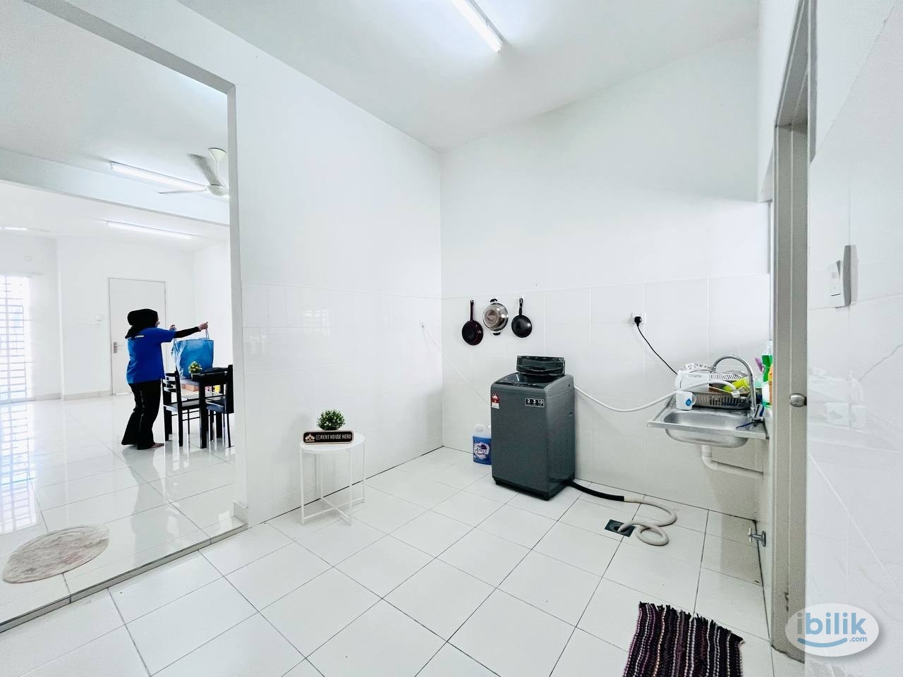 🏡LOW DEPO!! BILIK SEWA MURAH @ Dahlia Apartment S2, Seremban 2 – Bilik Single untuk Disewa! - Image 2