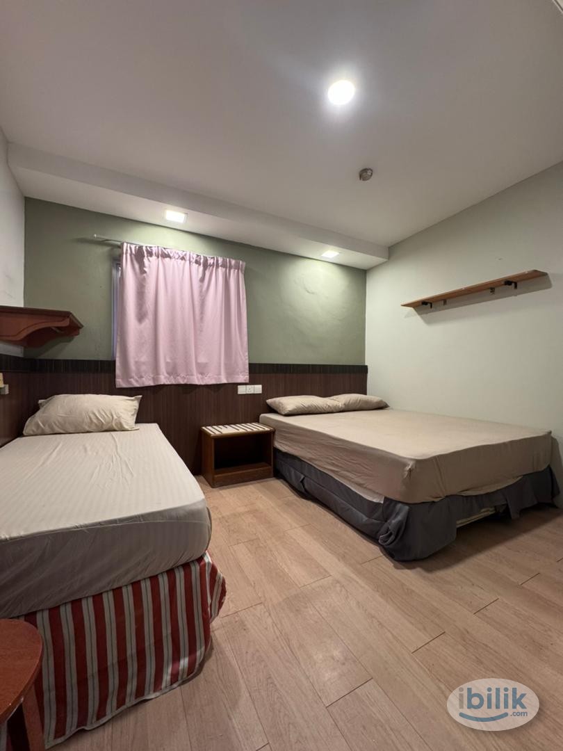 [RM 11 at 2nd Month Rental l 5 Mins reach LRT + MRT Pasar Seni l Zero deposit ] ❤️‍🔥 2 Pax Aircon Room in Pasar Seni‼️ - Image 1