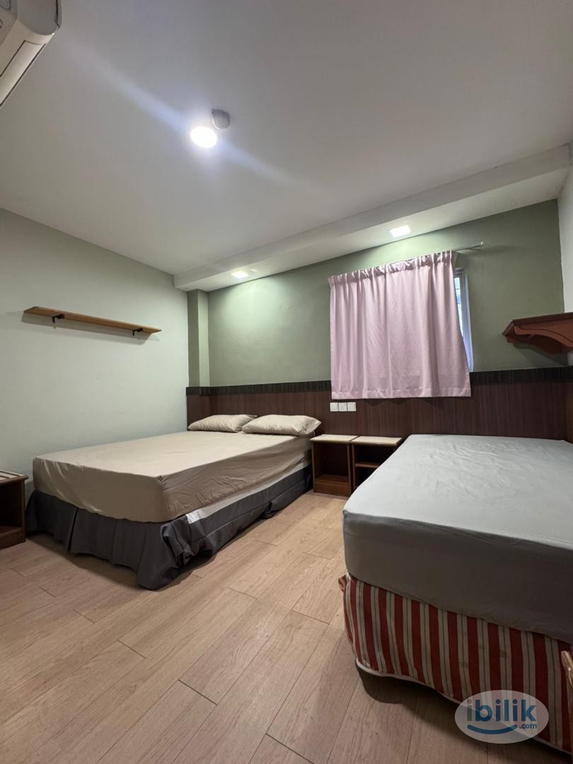 [RM 11 at 2nd Month Rental l 5 Mins reach LRT + MRT Pasar Seni l Zero deposit ] ❤️‍🔥 2 Pax Aircon Room in Pasar Seni‼️ - Image 1