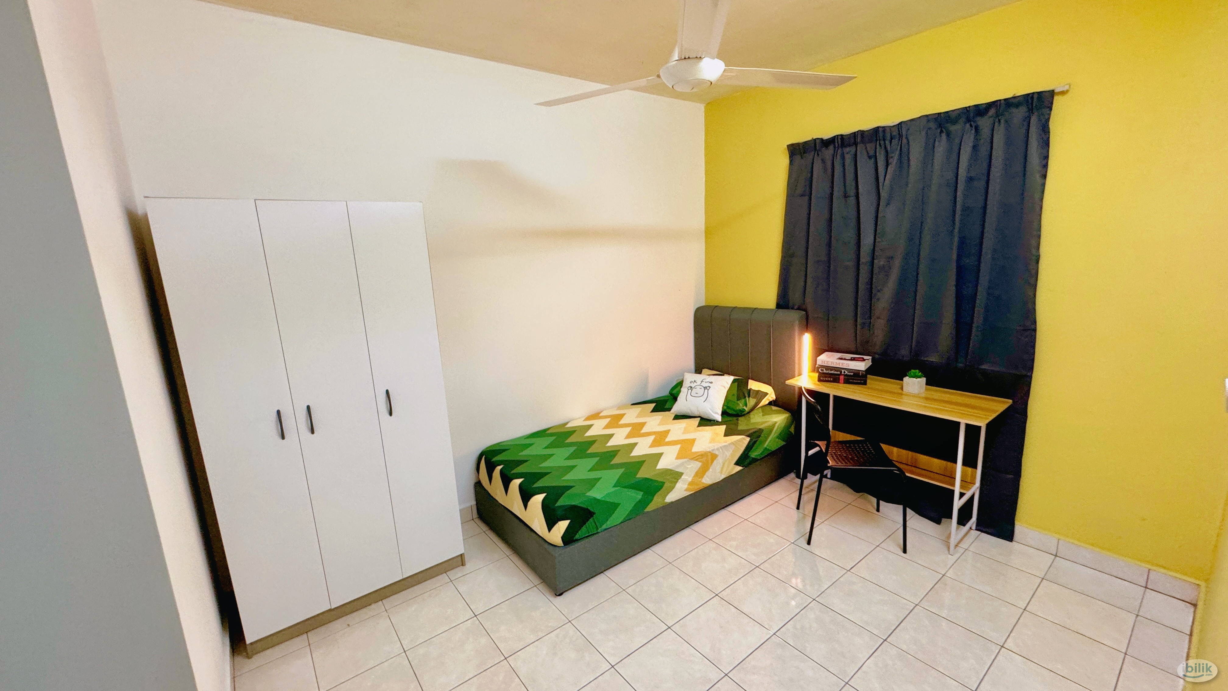 FREE WIFI🛜 Big Single Room MALE UNIT @SUBSIDY UTILITY at Flora Damansara, Damansara Perdana w 1 MONTH DEPOSIT JE - Image 1