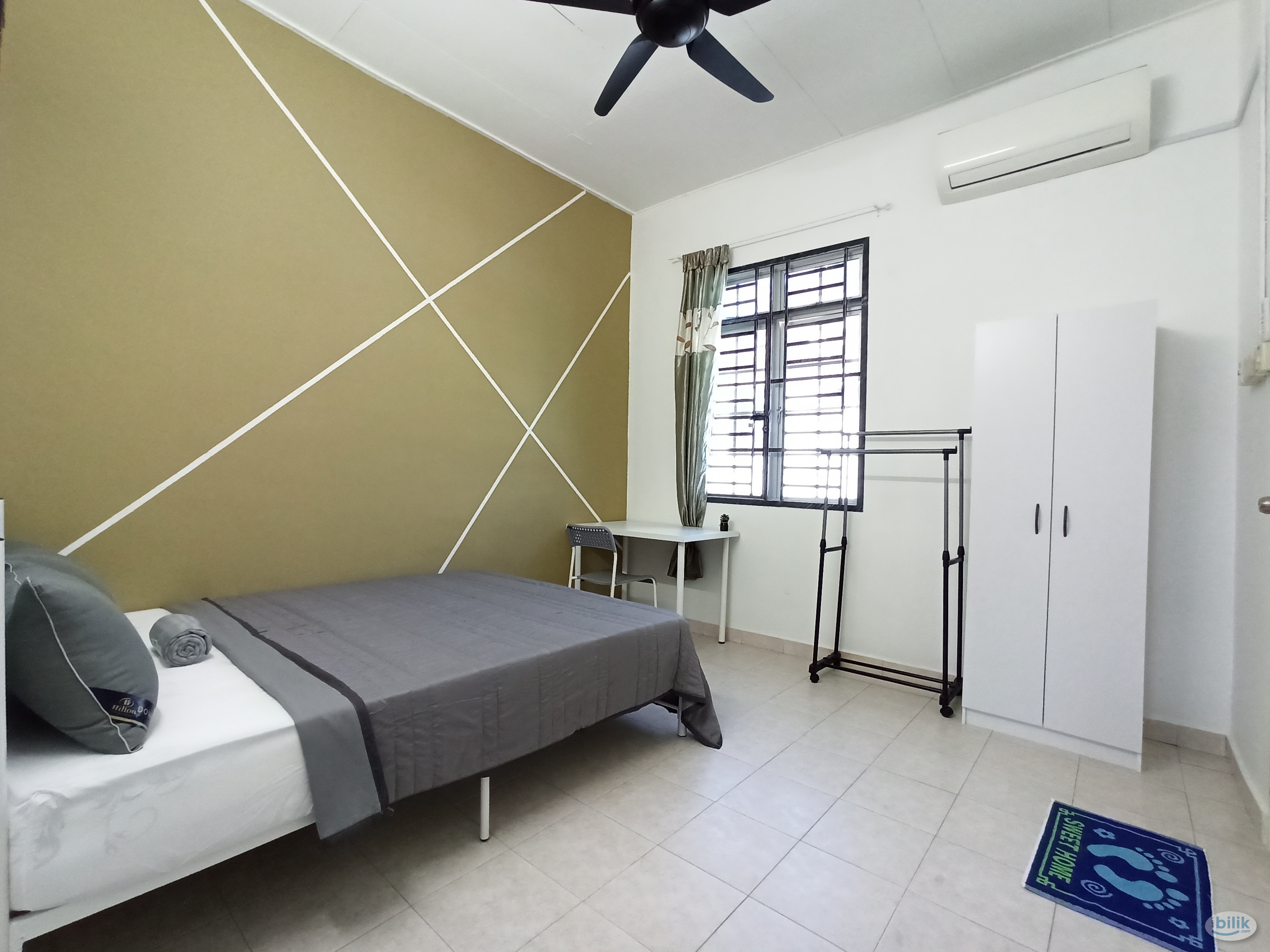 🔥Desa Tebrau Fully Furnished Medium Aircon Room with Attached Shared Bathroom for Rent🔥 - Image 1