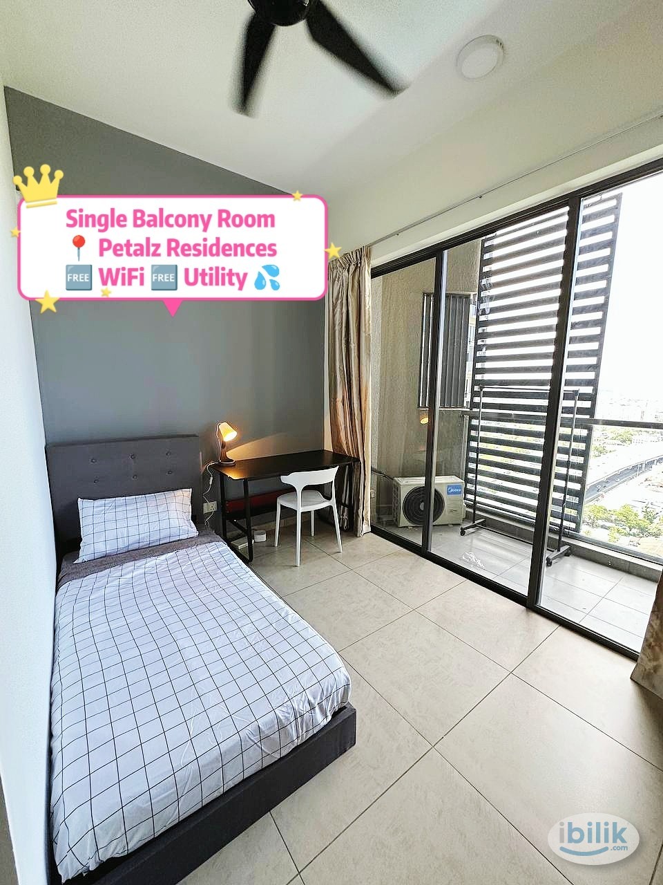 Petalz Residence | OKR | Fully Furnished | Single Room with Private Balcony | Hassle Free - Image 1