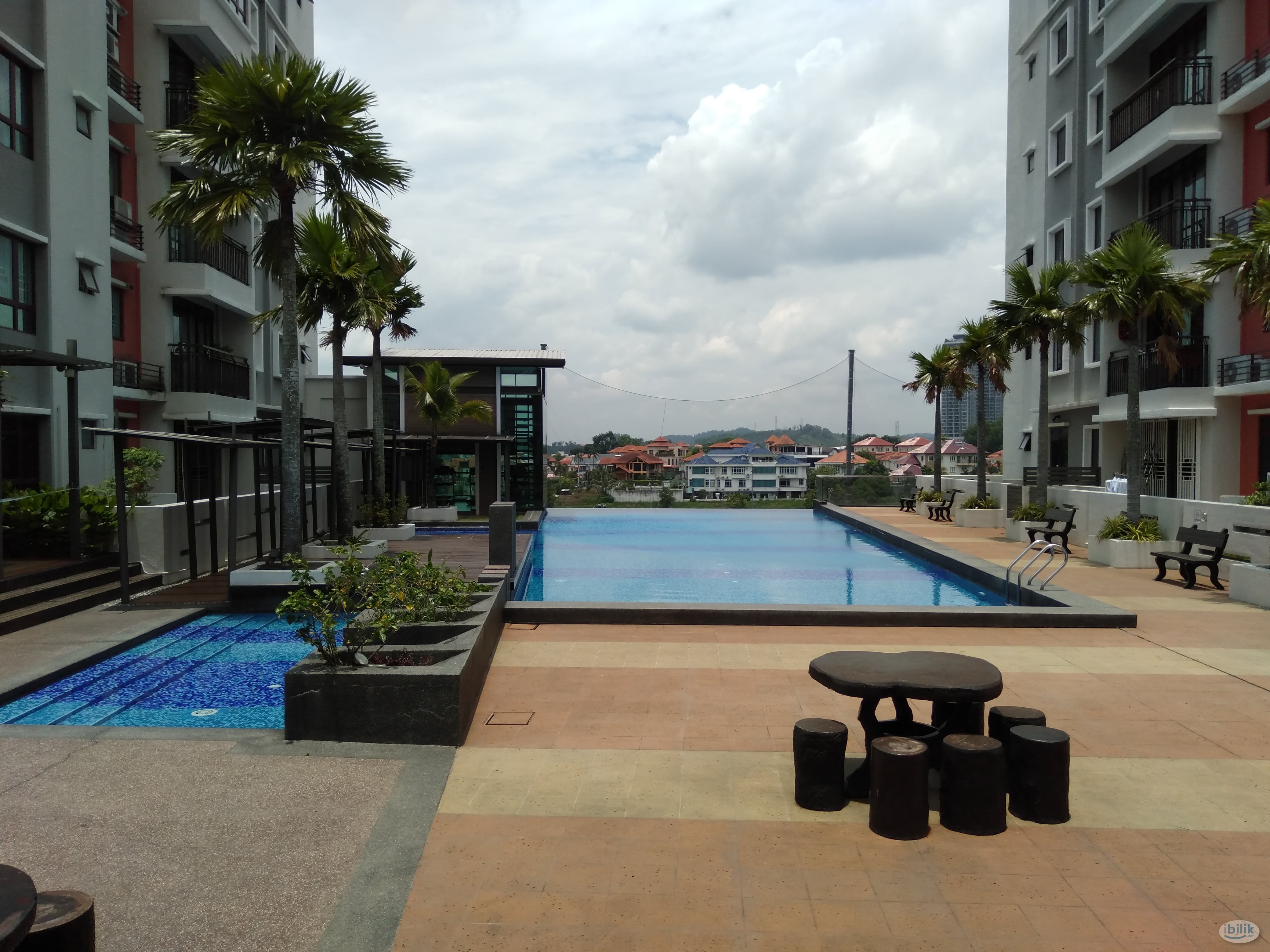 Savanna / Savana 1 near LRT IMU TPM APU ASTRO Bukit Jalil Single Room fully furnished Golf course view form  living hall - Image 4