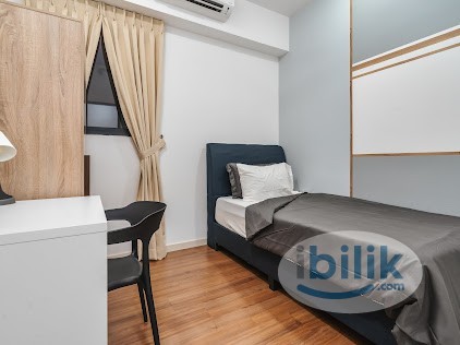 Exclusive Fully Furnished Private Single Room, Walking Distance LRT MRT - Image 1