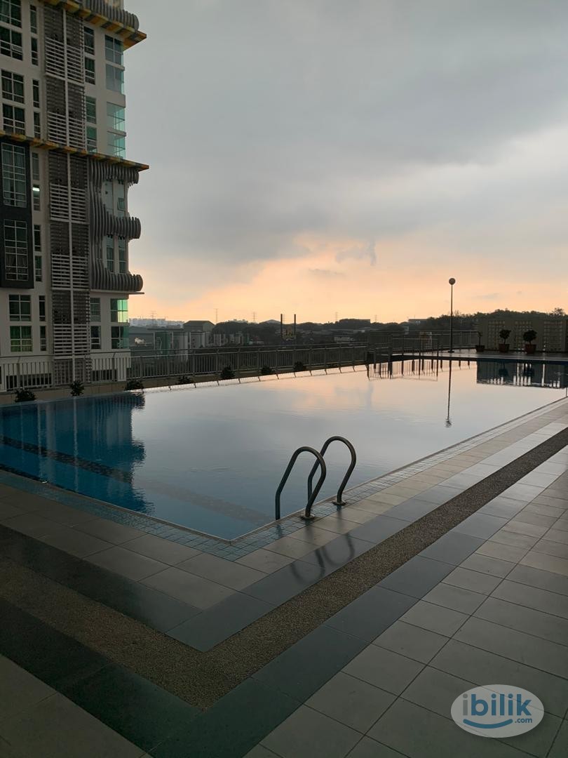 Air cond Window Single Room (girl) at Menara U, Shah Alam,3 min WALKING DISTANCE TO MSU & AEON SHAH ALAM . - Image 2