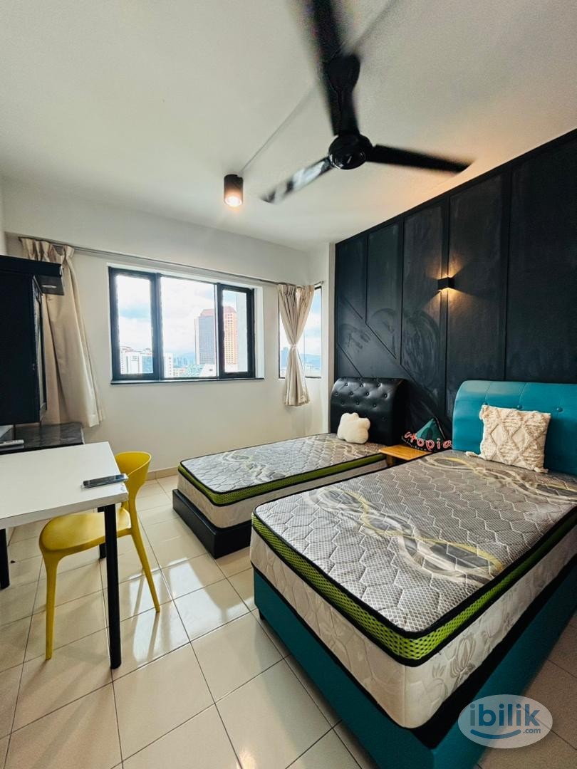 ZERO DEPOSIT KL , Double single room FEMALE UNIT near LRT PWTC KL - Image 1