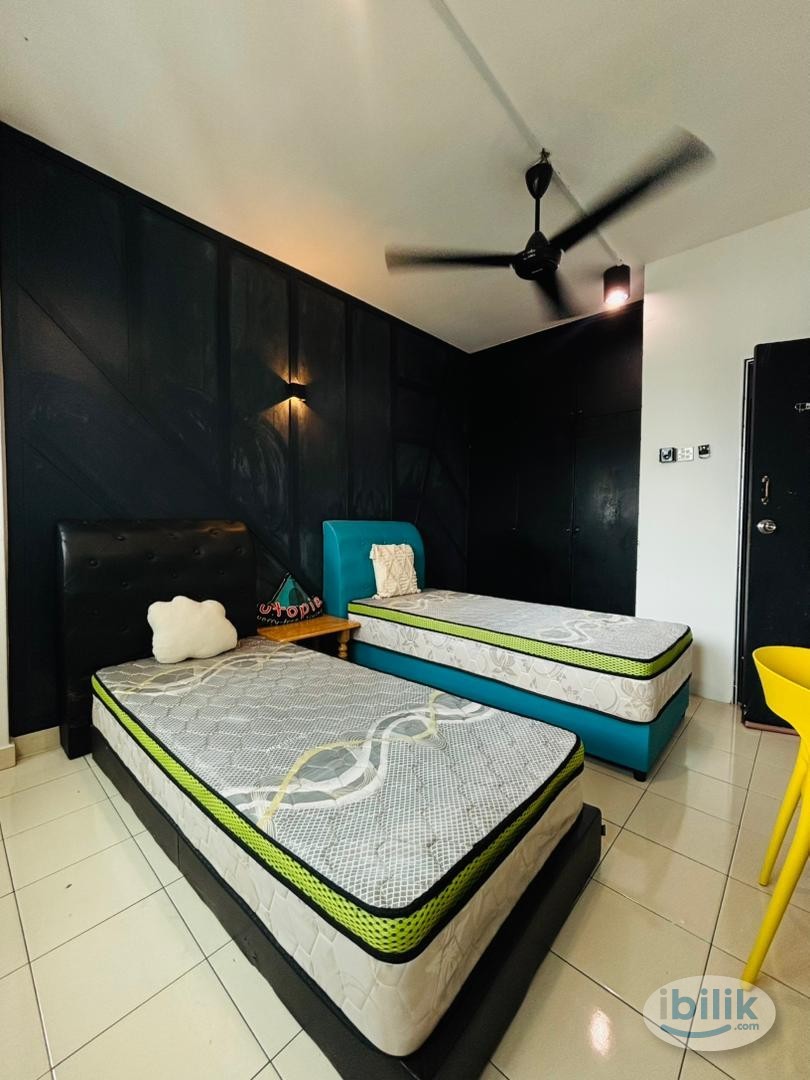 ZERO DEPOSIT KL , Double single room FEMALE UNIT near LRT PWTC KL - Image 2