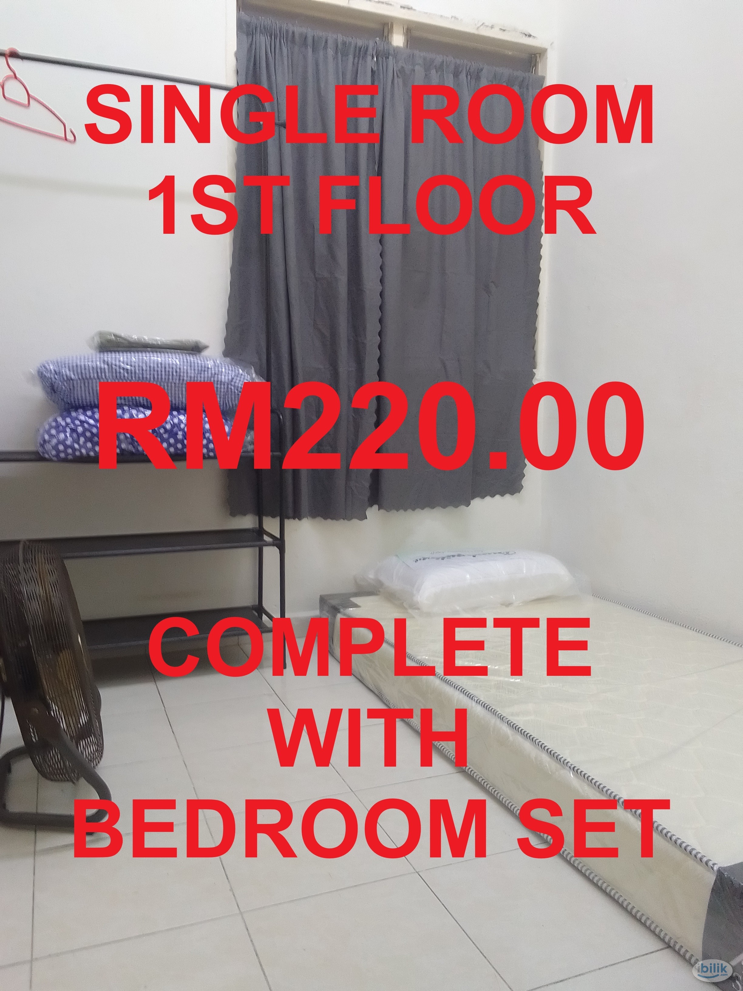 Single Room at Taman Cahaya Kota Putri, Pasir Gudang - Image 1