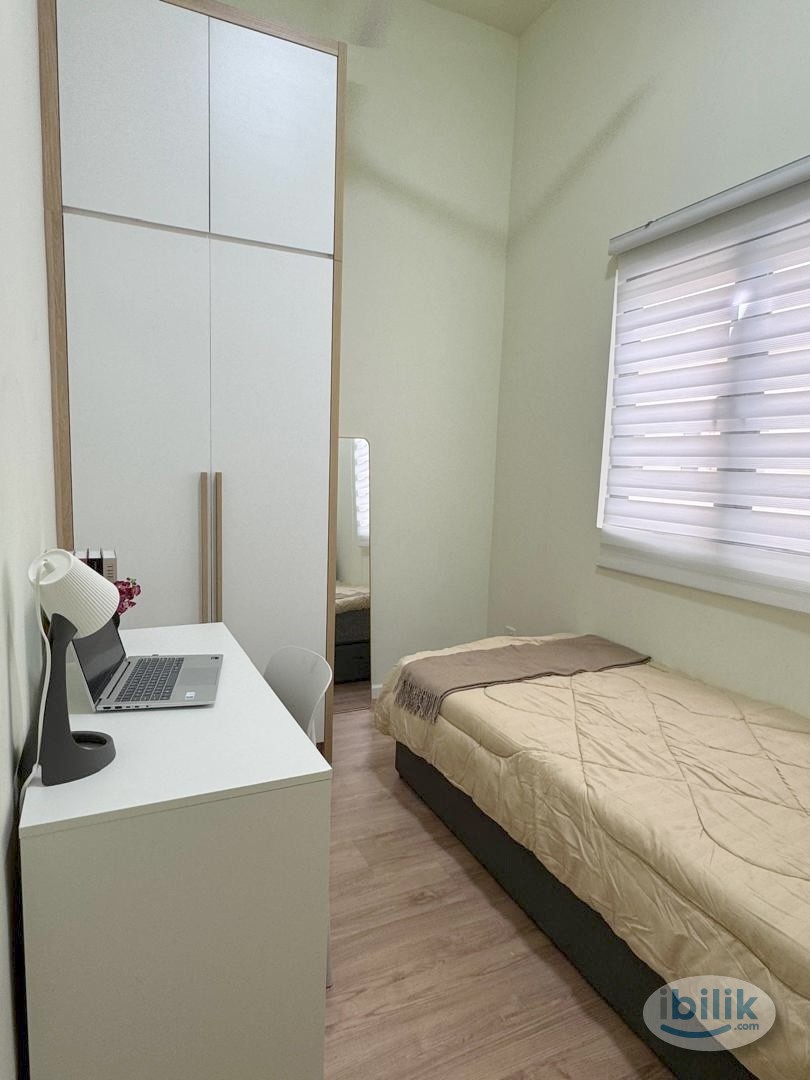 🤩PROMOTION!!!! 🤩 HIGH SPEED INTERNET Single Room 📍 Dian Residency, Seksyen 13 NEW Aircond Wardrobe Table Chair Mattress - Image 3