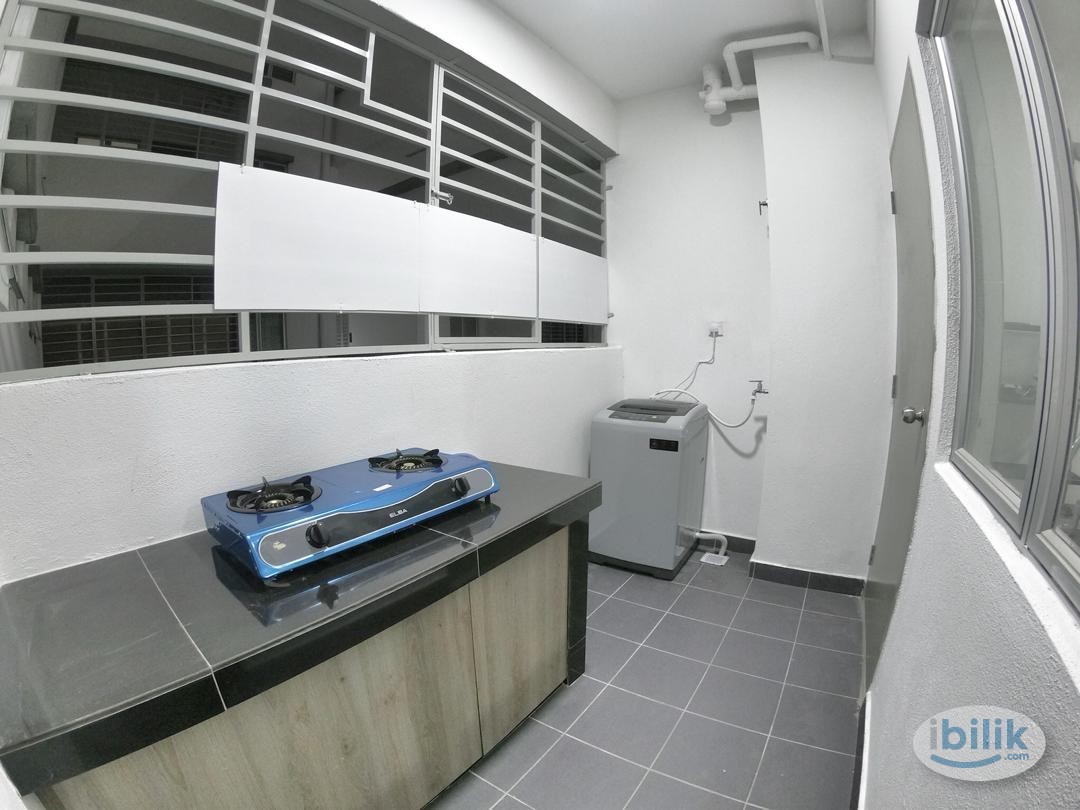 HARGA MURAH \ SHARING | PPA1M METROPOLITAN KEPONG | Middle Room at Kepong, Kuala Lumpur \ FULLY FURNISED |NEAR MRR2 - Image 2