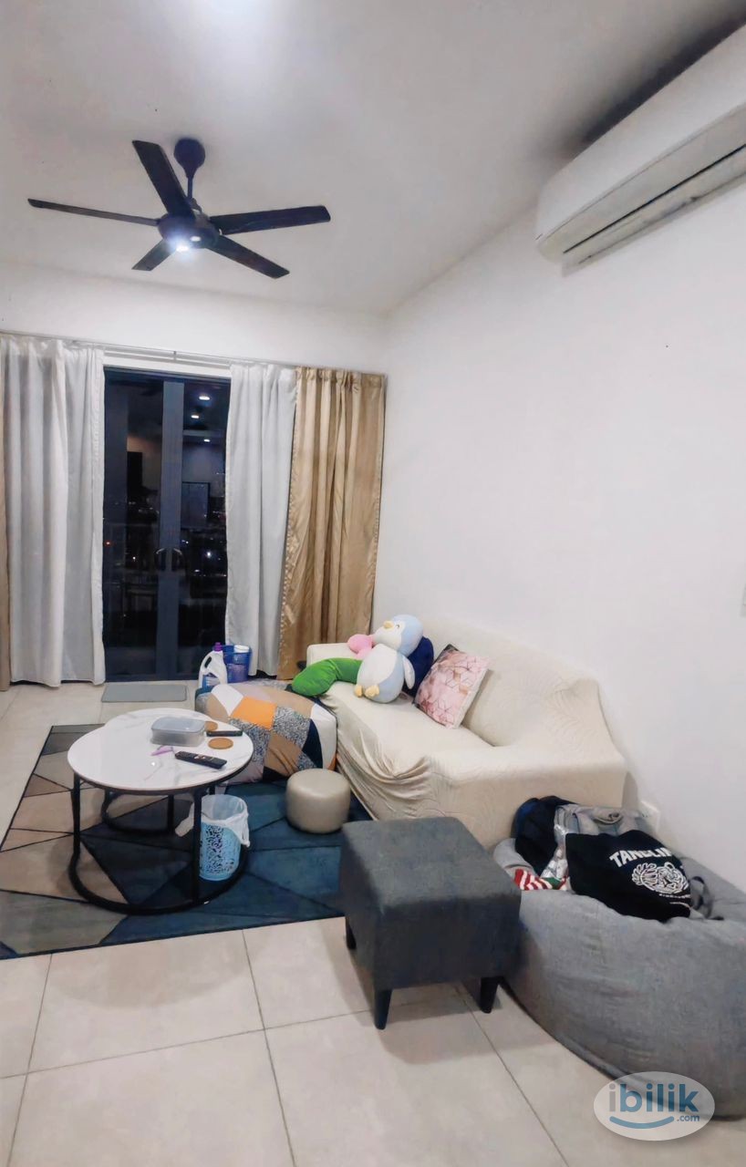 5mins Walk to LRT, Middle Room Fully Furnished @ SkyMeridien Sentul - Image 3