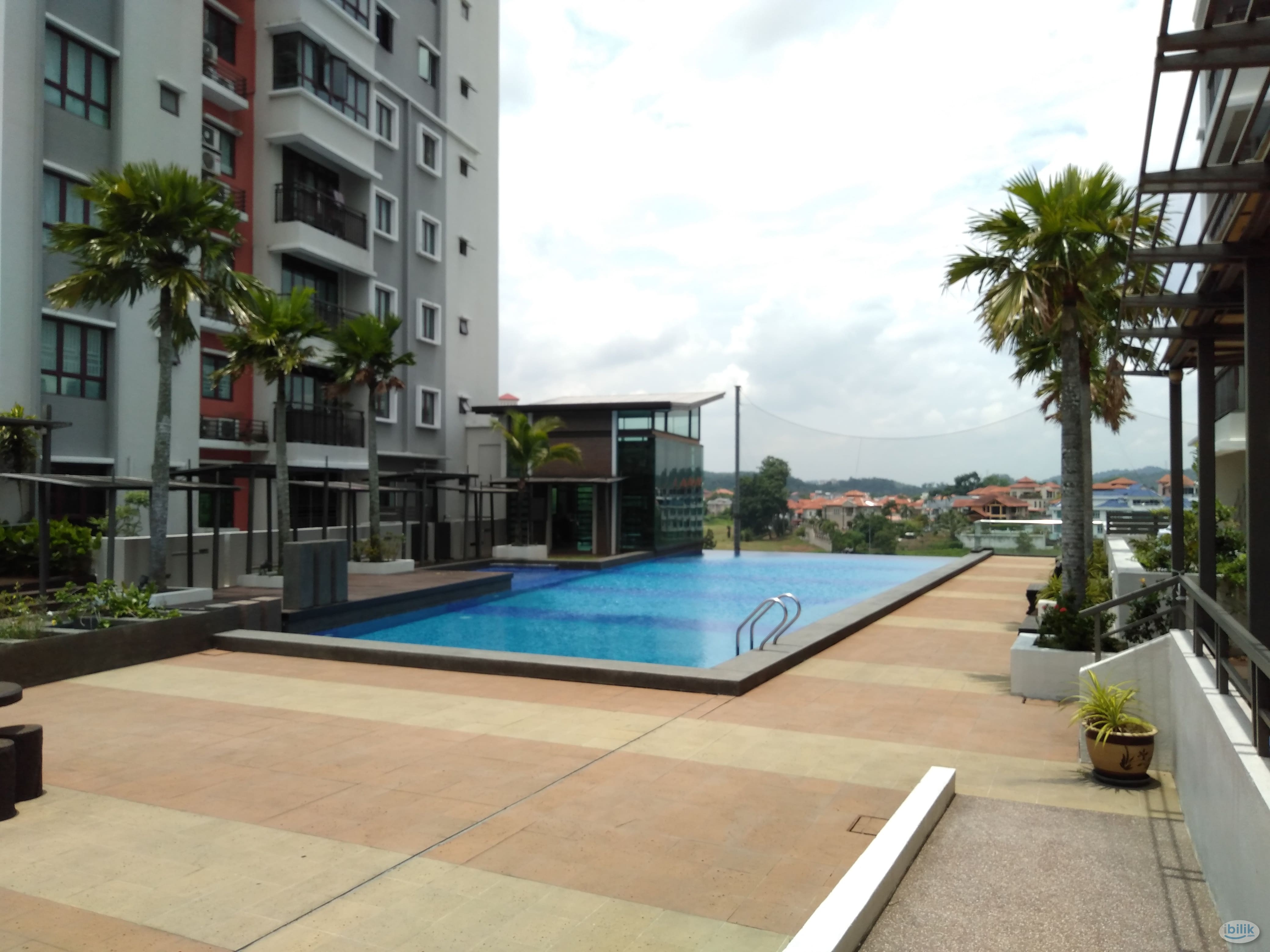 Savanna / Savana 1 near LRT IMU TPM APU ASTRO Bukit Jalil Single Room fully furnished Golf course view form  living hall - Image 4