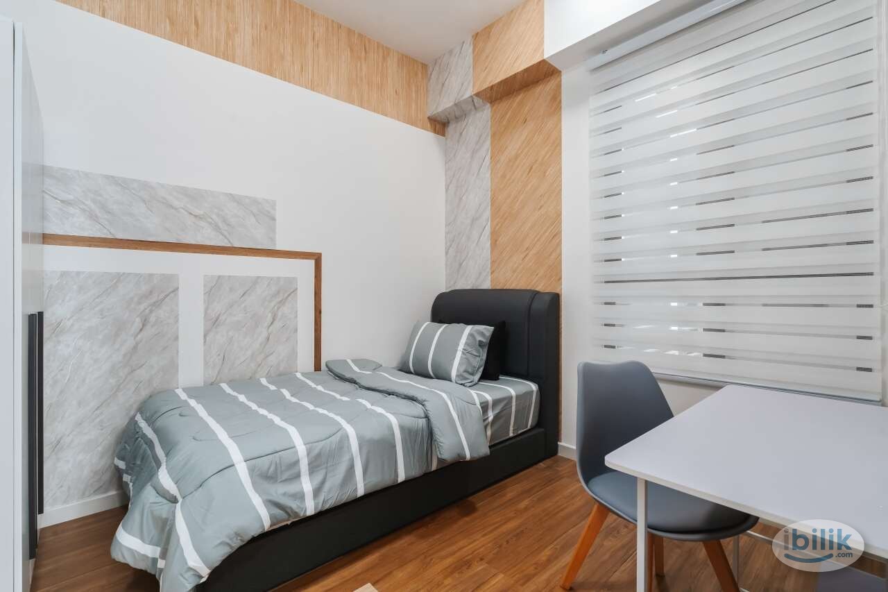 FEMALE ONLY. Linked Bridge to MRT Taman Connaught. Fully Furnished medium room. - Image 1