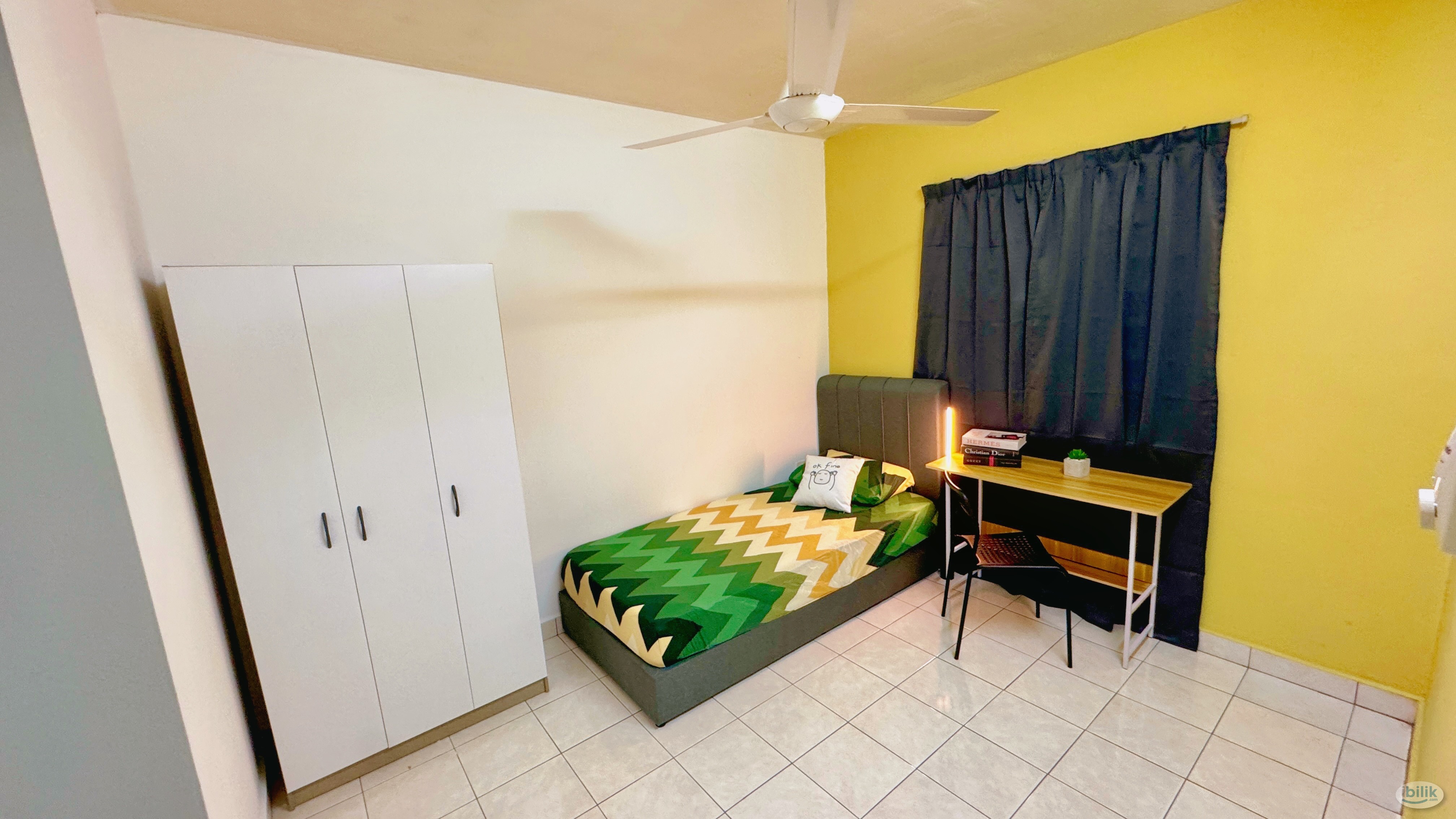 Damansara Male🛜SINGLE ROOM w Wifi & Utilities w 1MONTH DEPOSIT at Flora Damansara, Damansara Perdana, Petaling Jaya@near - Image 1