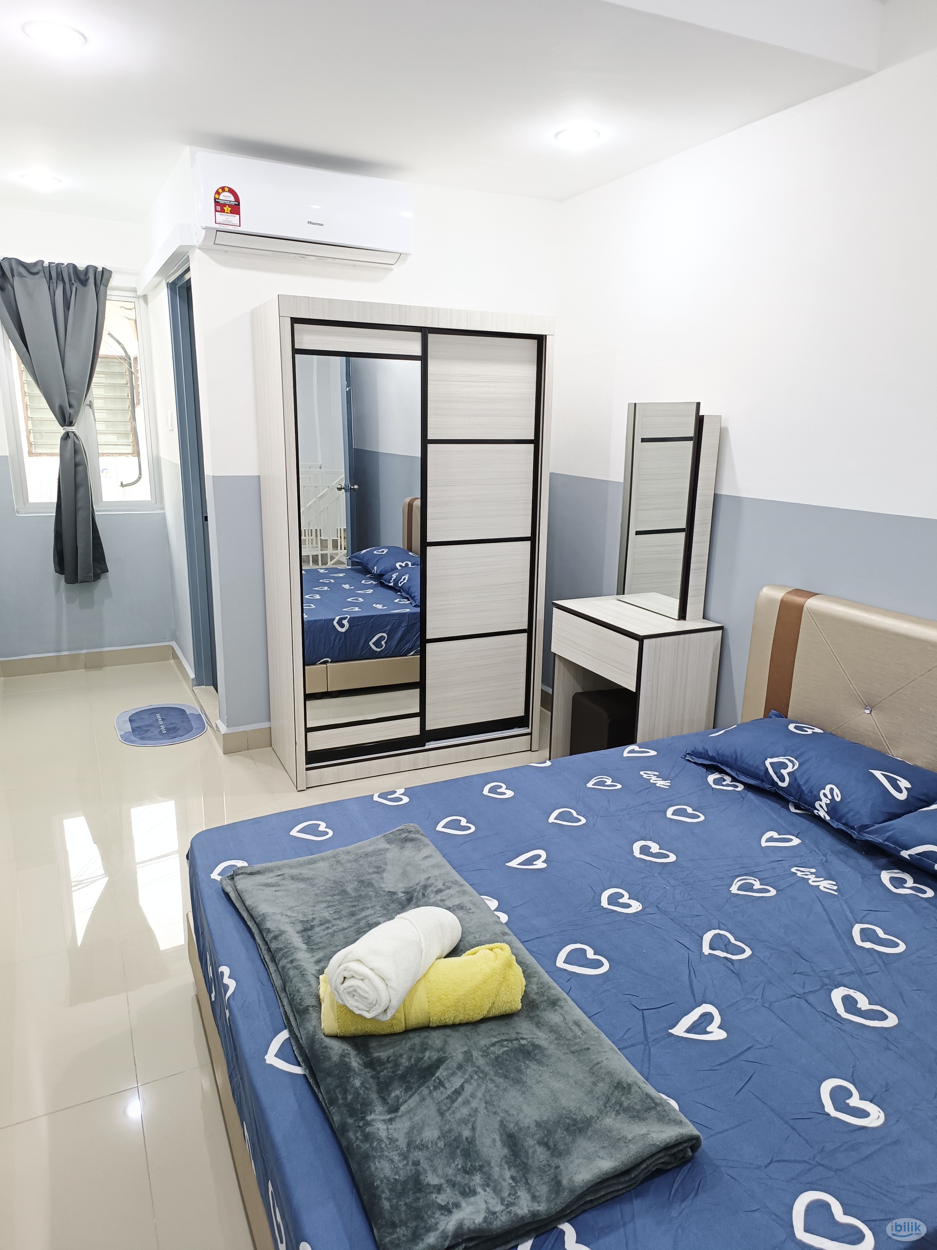 PJS 11/12 - Newly Renovated Master Bedroom For Rent with Private Bathroom+300mbps Wi-Fi - Image 1