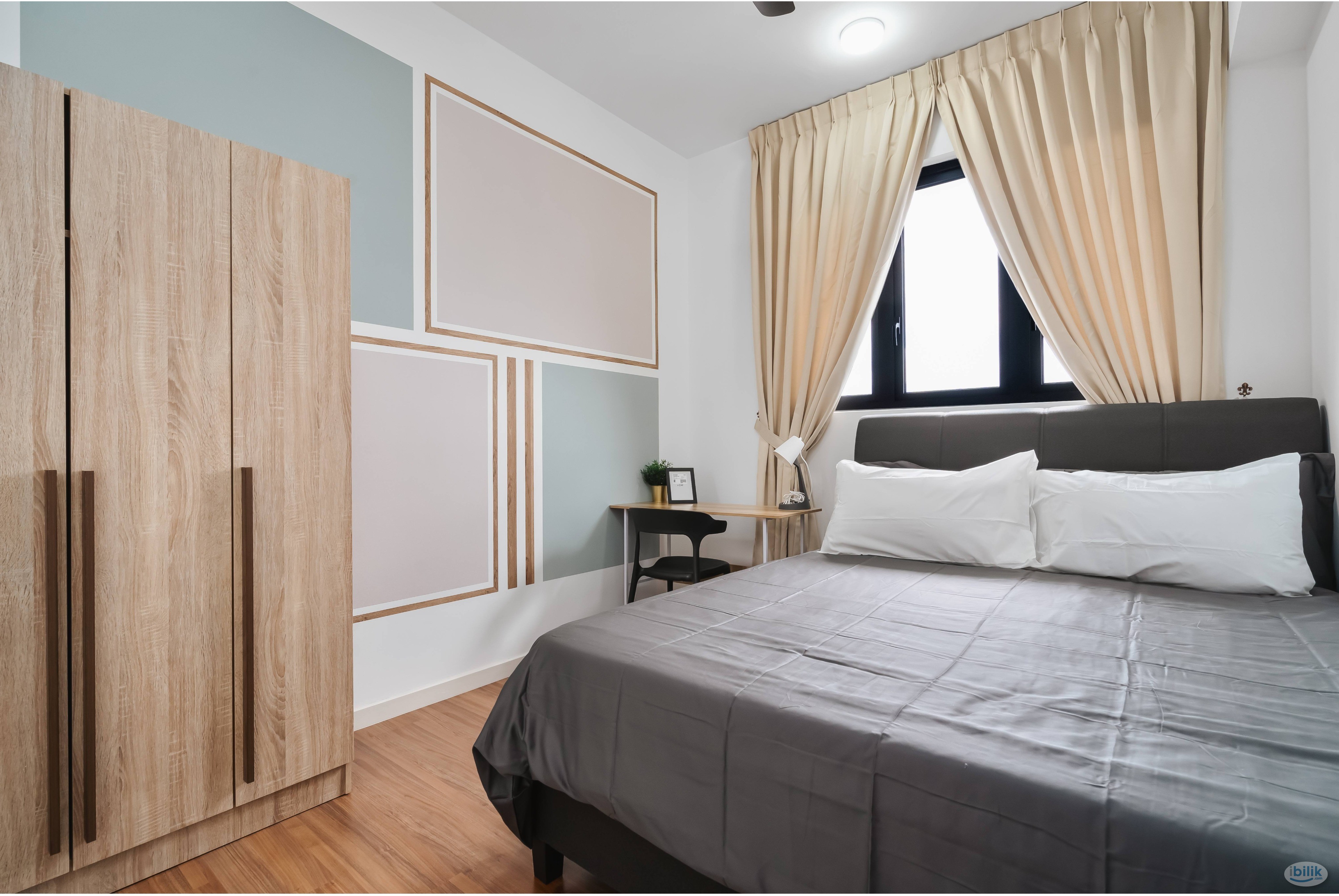 Fully Furnished Medium Room, Walking Distance LRT MRT - Image 1
