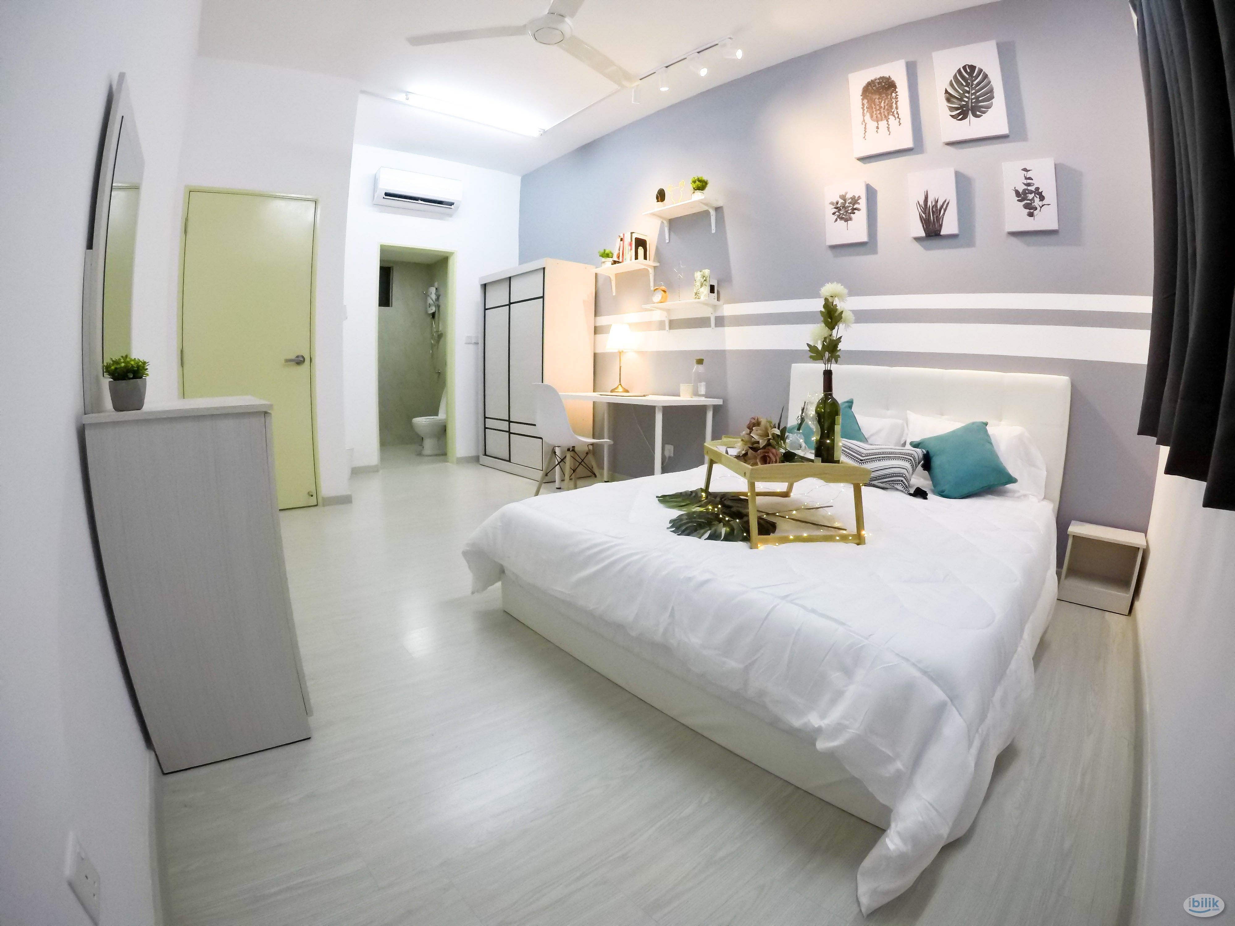 🔥PREMIUM MASTER ROOM🔥WORK FROM HOME FRIENDLY! 5MINS WALK TO LRT SRI RAMPAI 🤩 - Image 1