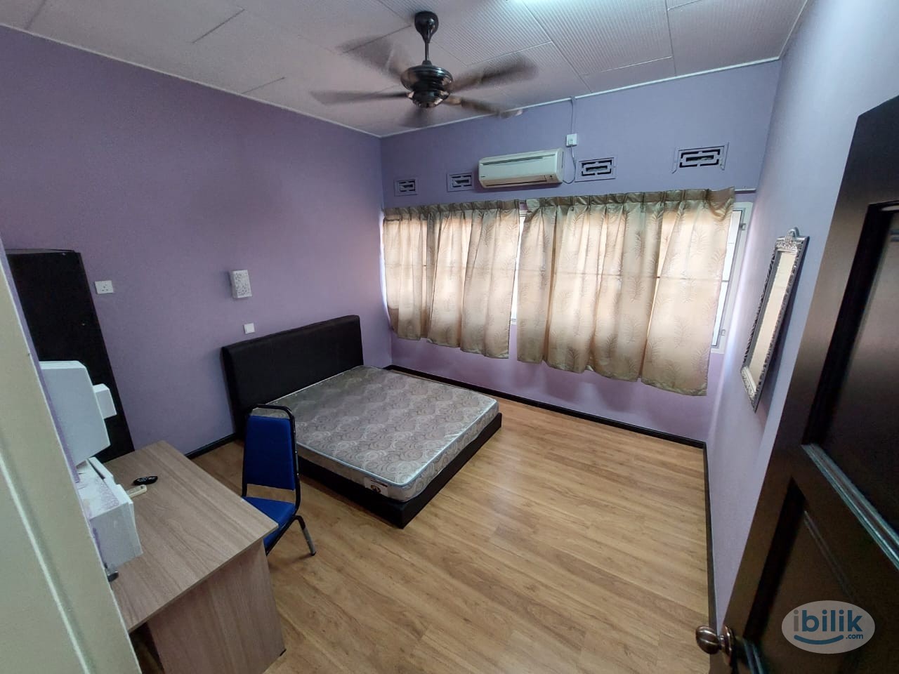 BILIK ATTACH BATHROOM DI TAMAN LUMBA KUDA BERDEKATAN AMAN CENTRAL/HSB/WISMA NEGERI - Image 1