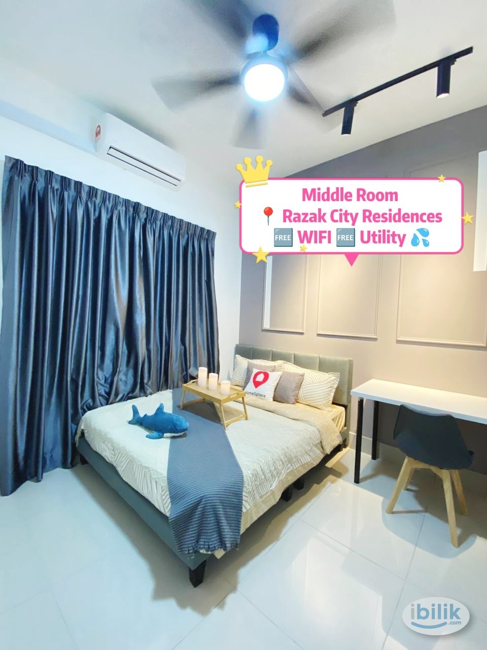 Razak City Residence • Middle Room • Near LRT • Near TRX • Move In Ready - Image 1