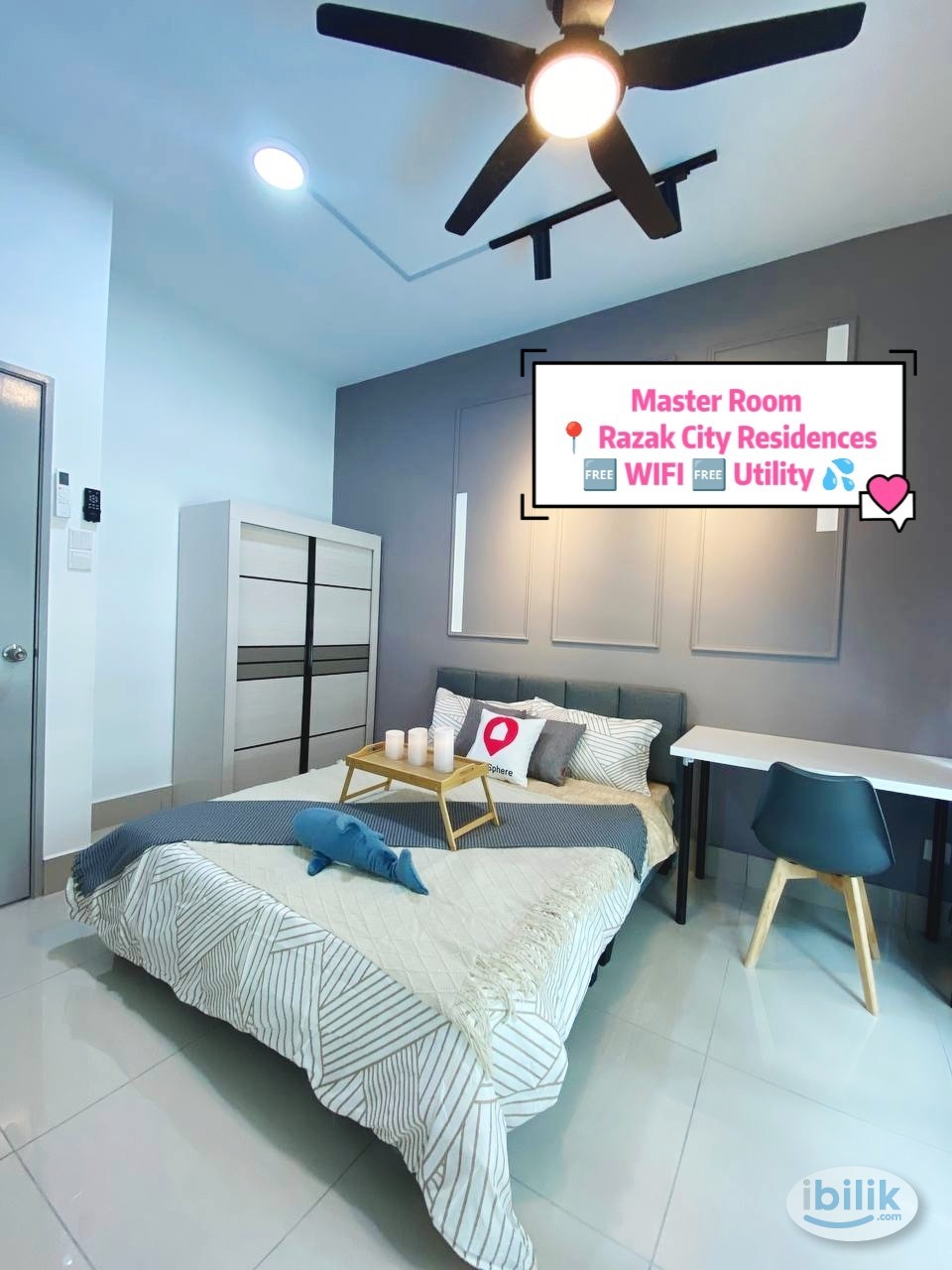 Razak City Residence • Middle Room • Near LRT • Near TRX • Move In Ready - Image 2